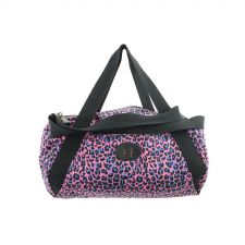 Madden Girl Canvas Duffle Bag Pinkleopard